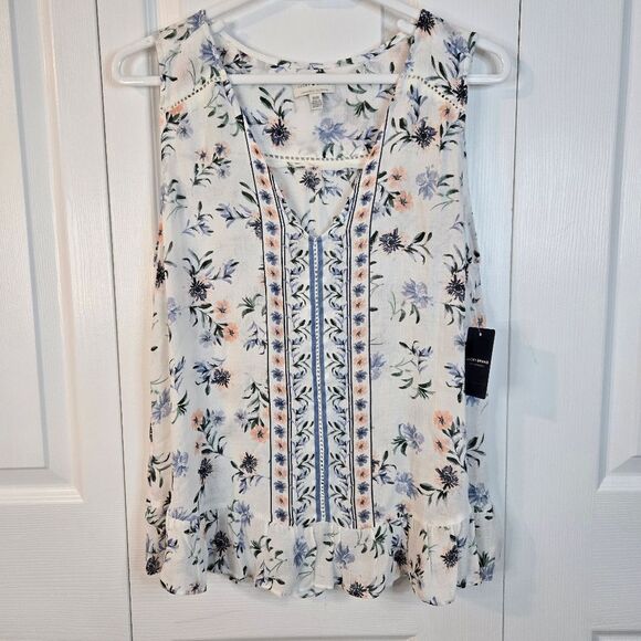 Lucky Brand Tops - Lucky Brand Floral Sleeveless Top Women's Size Medium